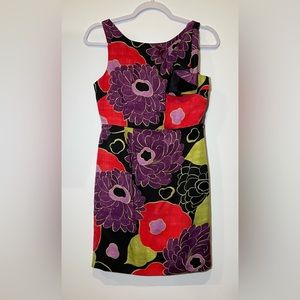 LEIFSDOTTIR Silk Floral Cocktail Dress size 2